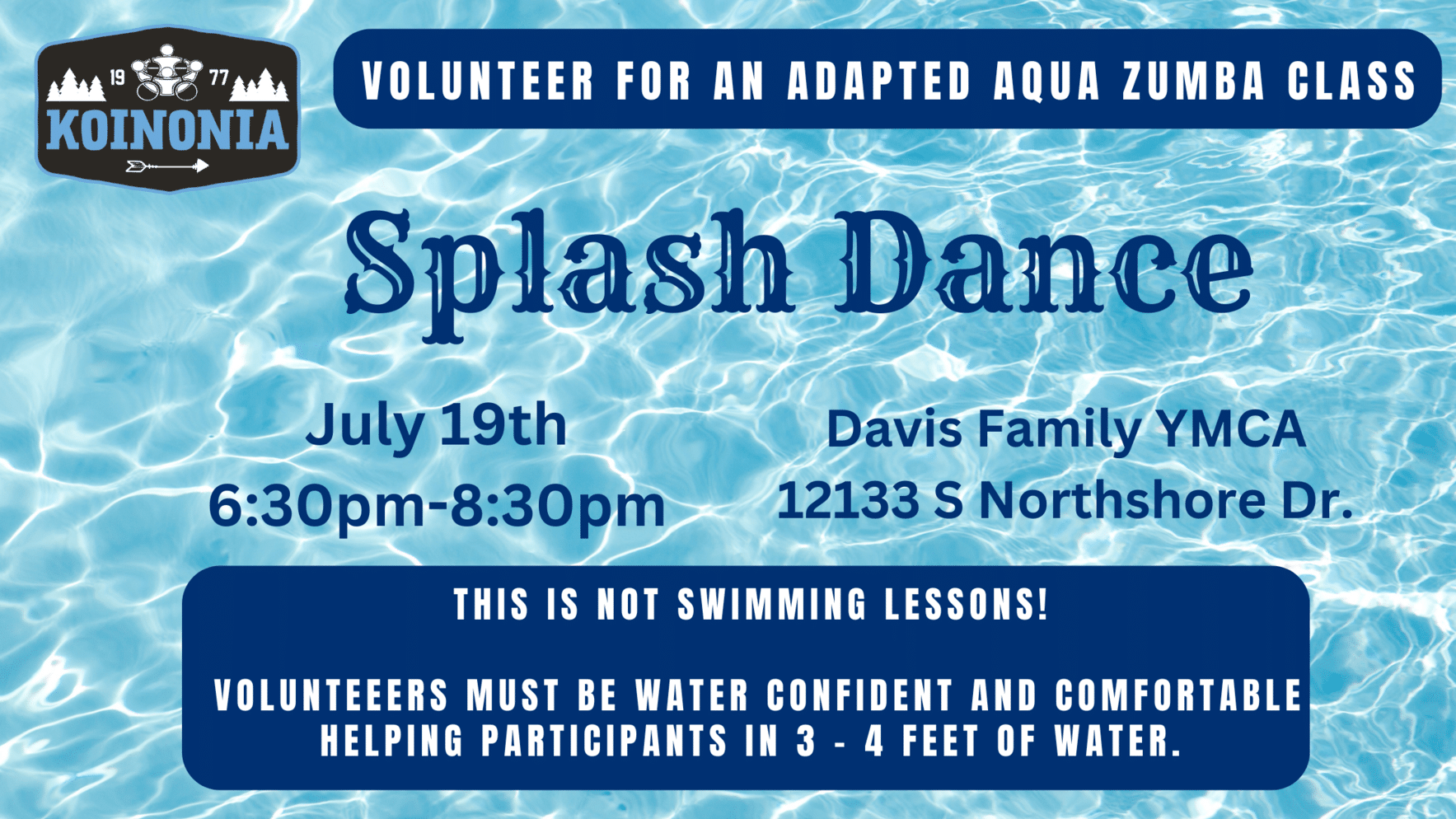 Volunteer - Splash Dance